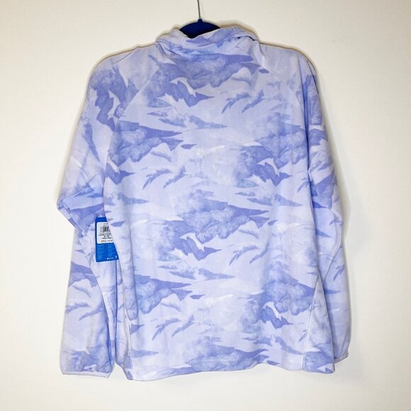 Columbia Women's Pine Ridge FS Printed Half Zip Fleece Pullover NWT XL - Picture 2 of 9